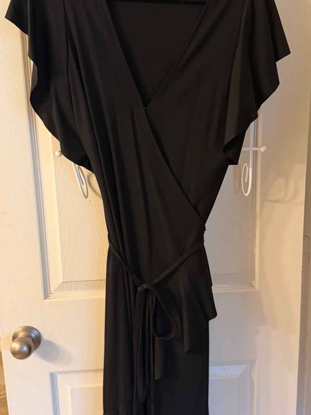 Banana Republic Black Wrap Dress
